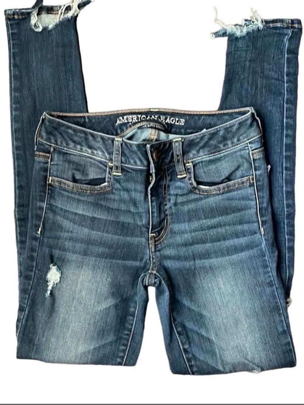 American Eagle Outfitters Women’s Distressed Super Skinny Jeans